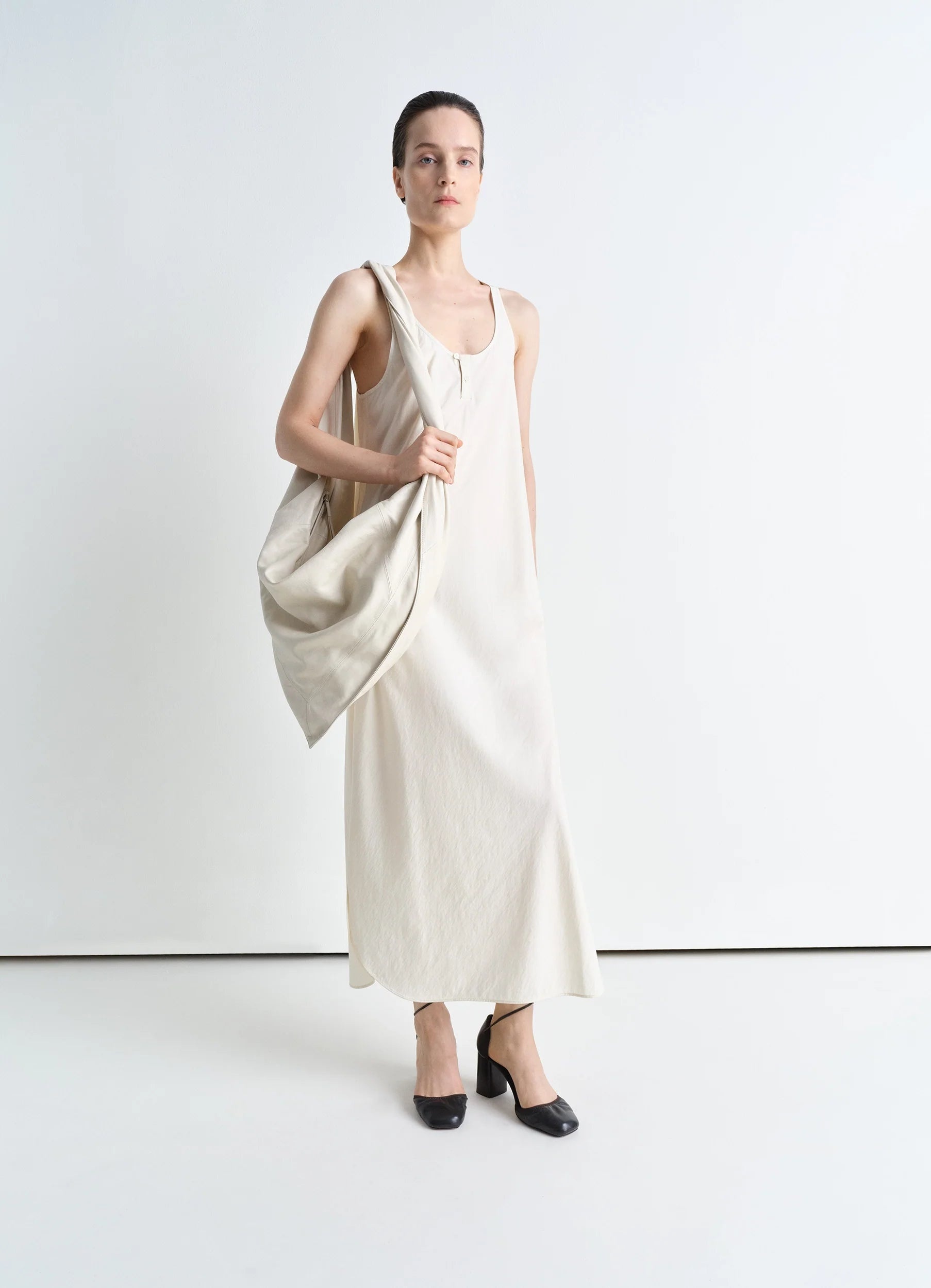 BIAS CUT TANK DRESS - 5