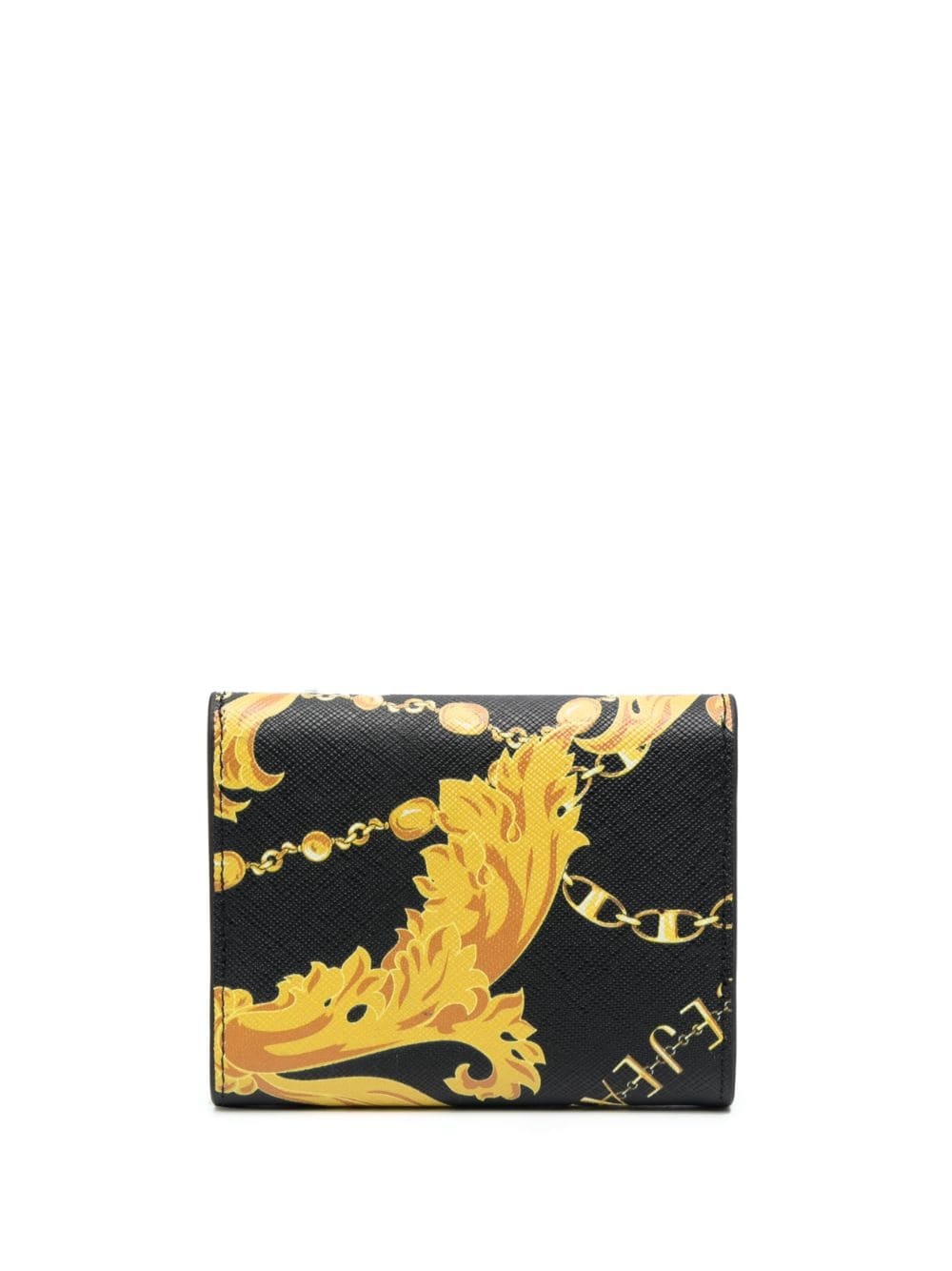 graphic-print leather wallet - 2