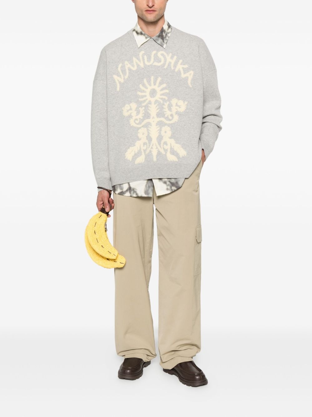 floral-embroidered sweater - 2