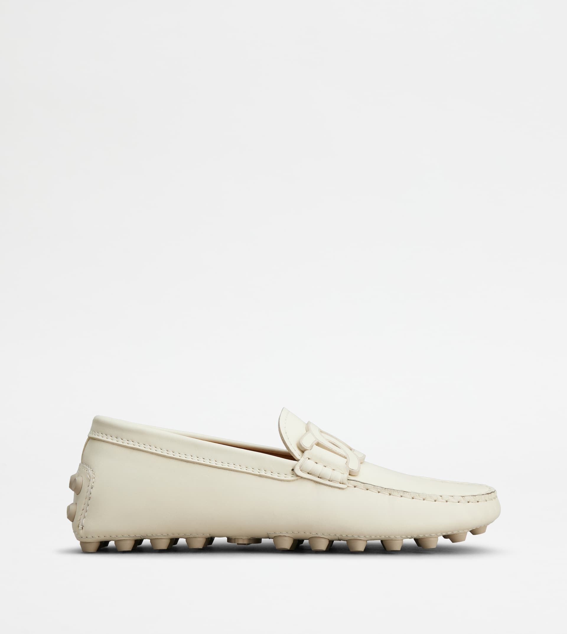 KATE GOMMINO BUBBLE IN LEATHER - OFF WHITE - 1