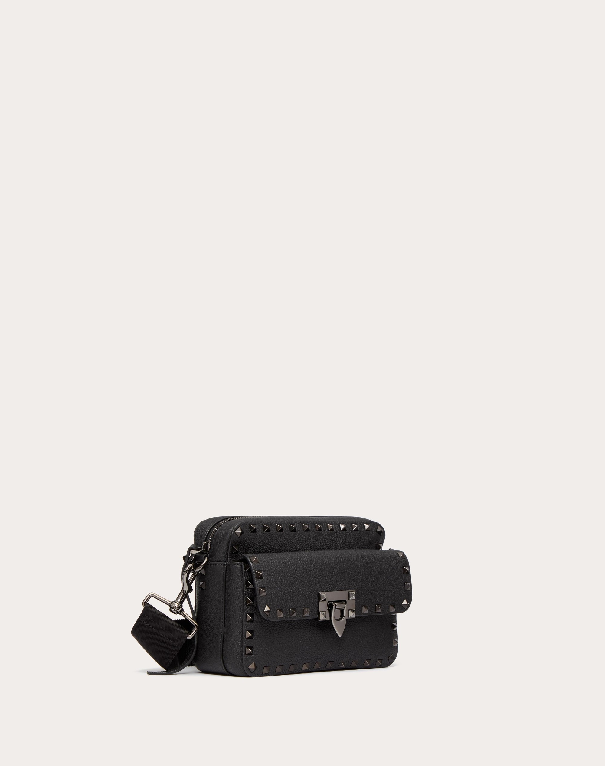 ROCKSTUD GRAINY CALFSKIN CROSSBODY BAG - 2