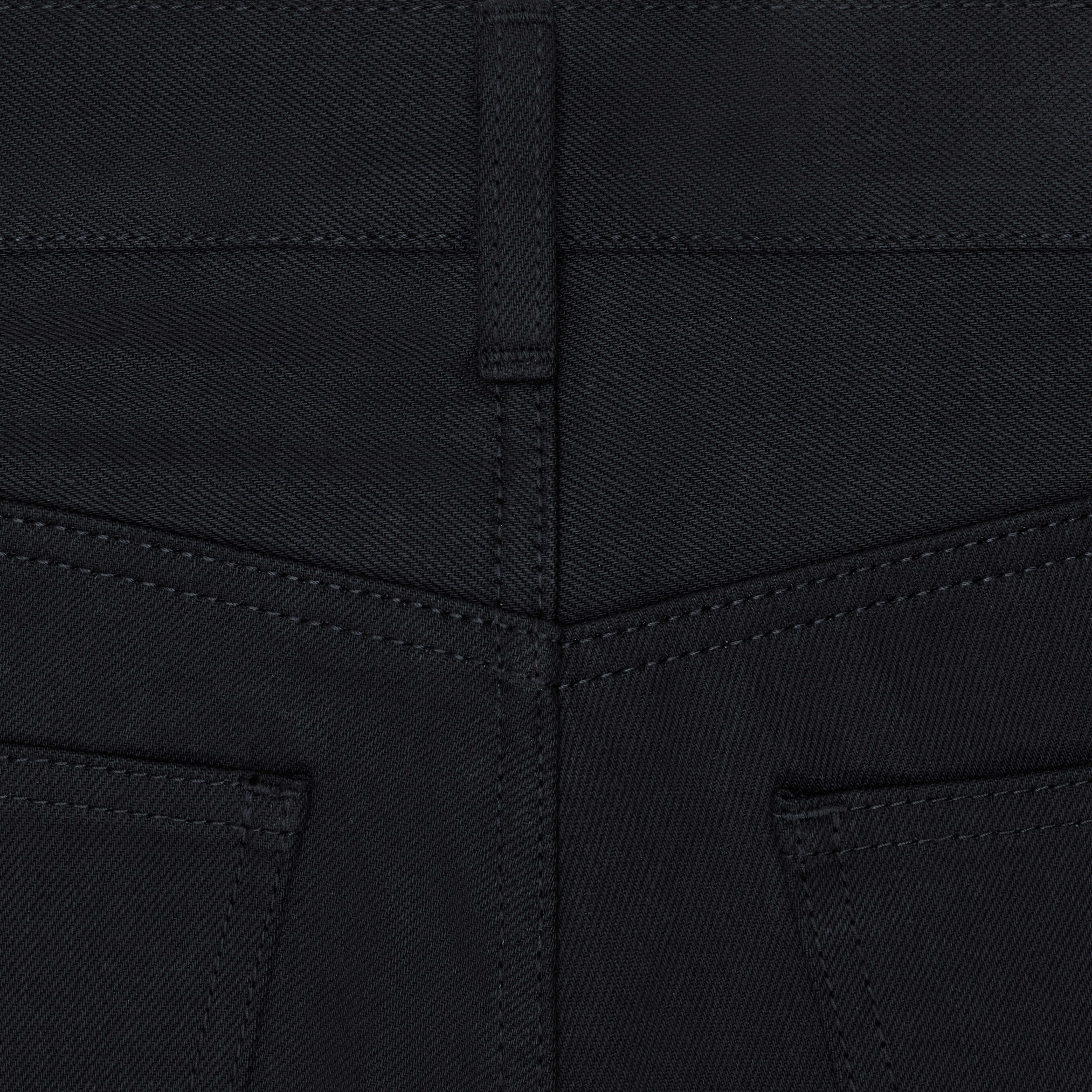 DYLAN FLARED JEANS IN PURE BLACK WASH DENIM - 3