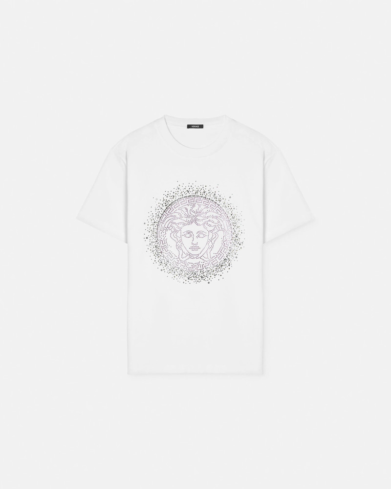 Embellished Cotton-Jersey T-Shirt 1