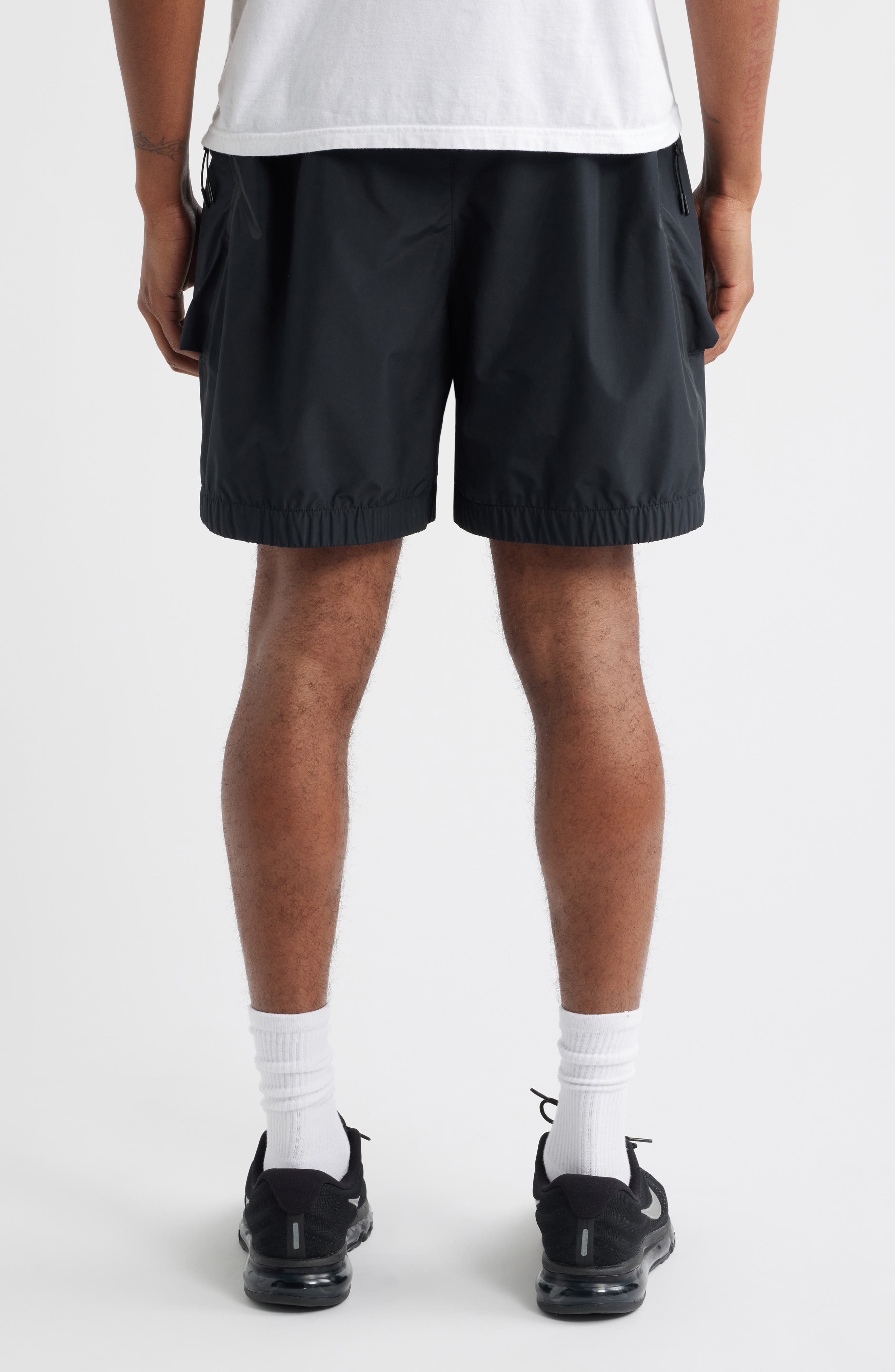 Nike Super Lightweight Waterproof Shorts in Black/Black at Nordstrom - 2
