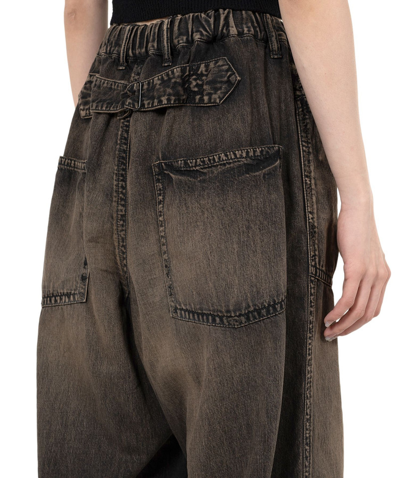 Light Denim Wide Pants 9