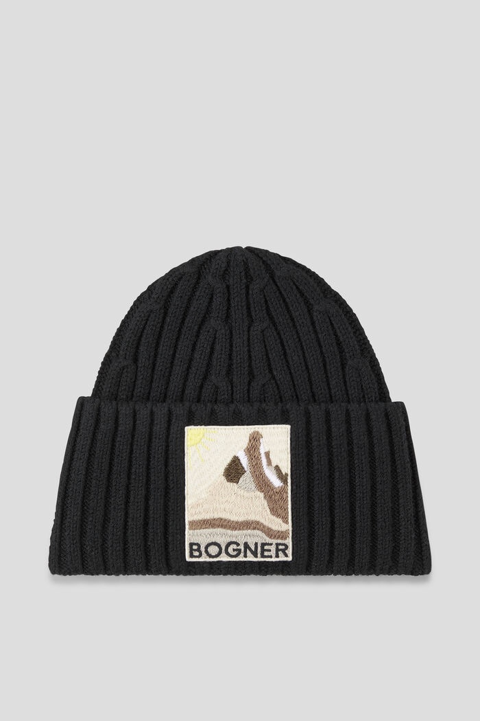 Bony Knitted hat in Black - 1