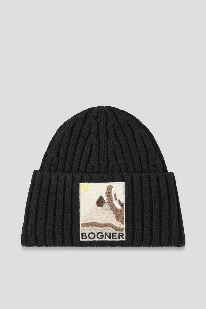Bony Knitted hat in Black 1