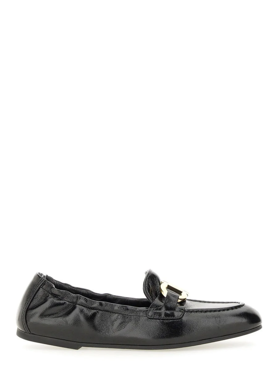 FERRAGAMO Jodie Leather Loafers - 1