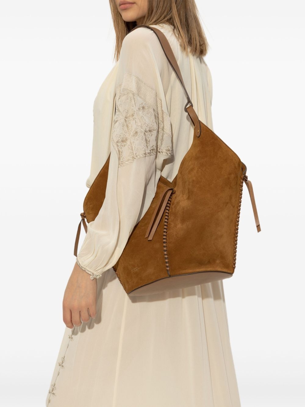 leather tote bag - 2