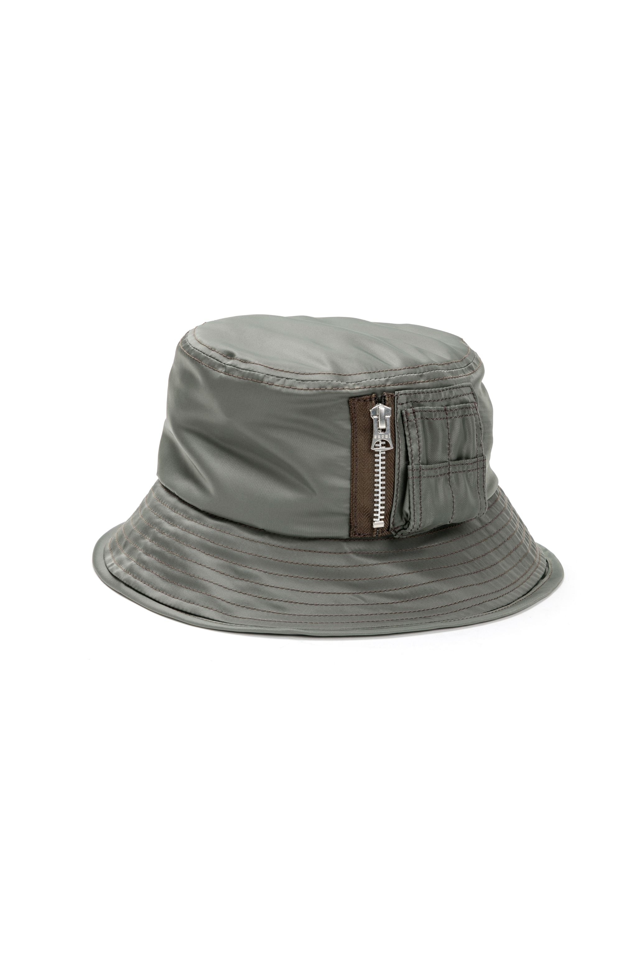 Pocket Double Brim Hat / Nylon Twill - 2