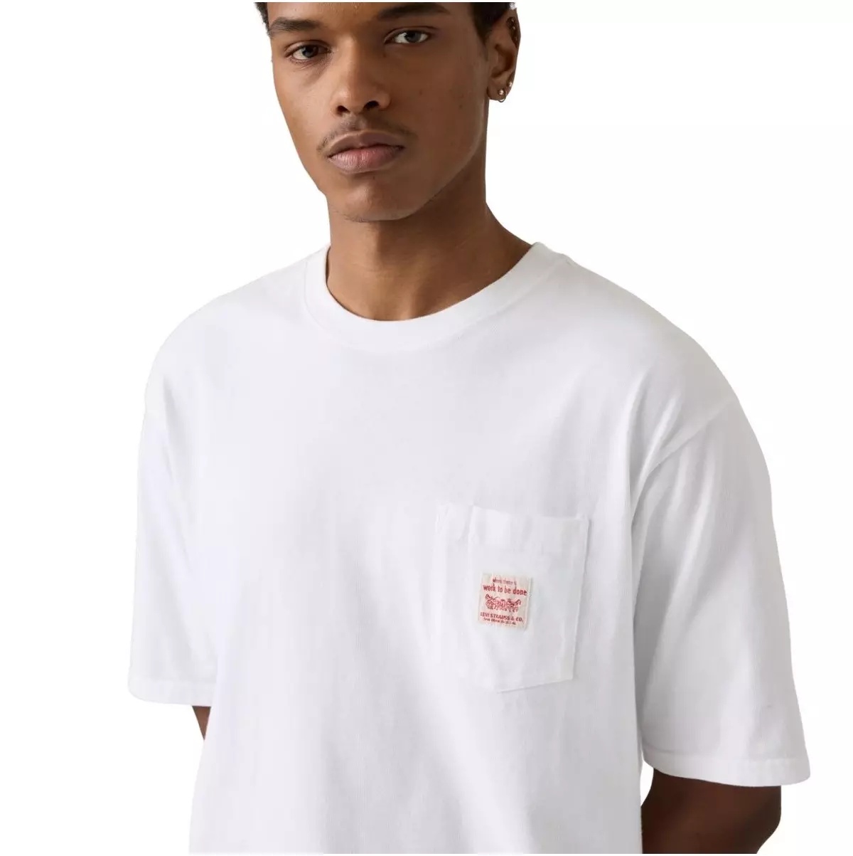 Men's Workwear Tee - Bright White - 3