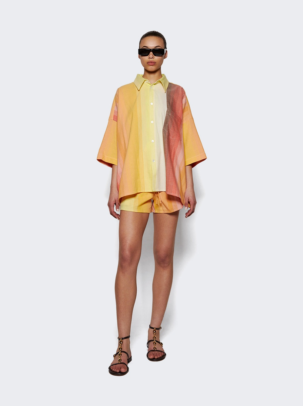 The Short Sleeve Oversized Shirt Stripe 29 - 2