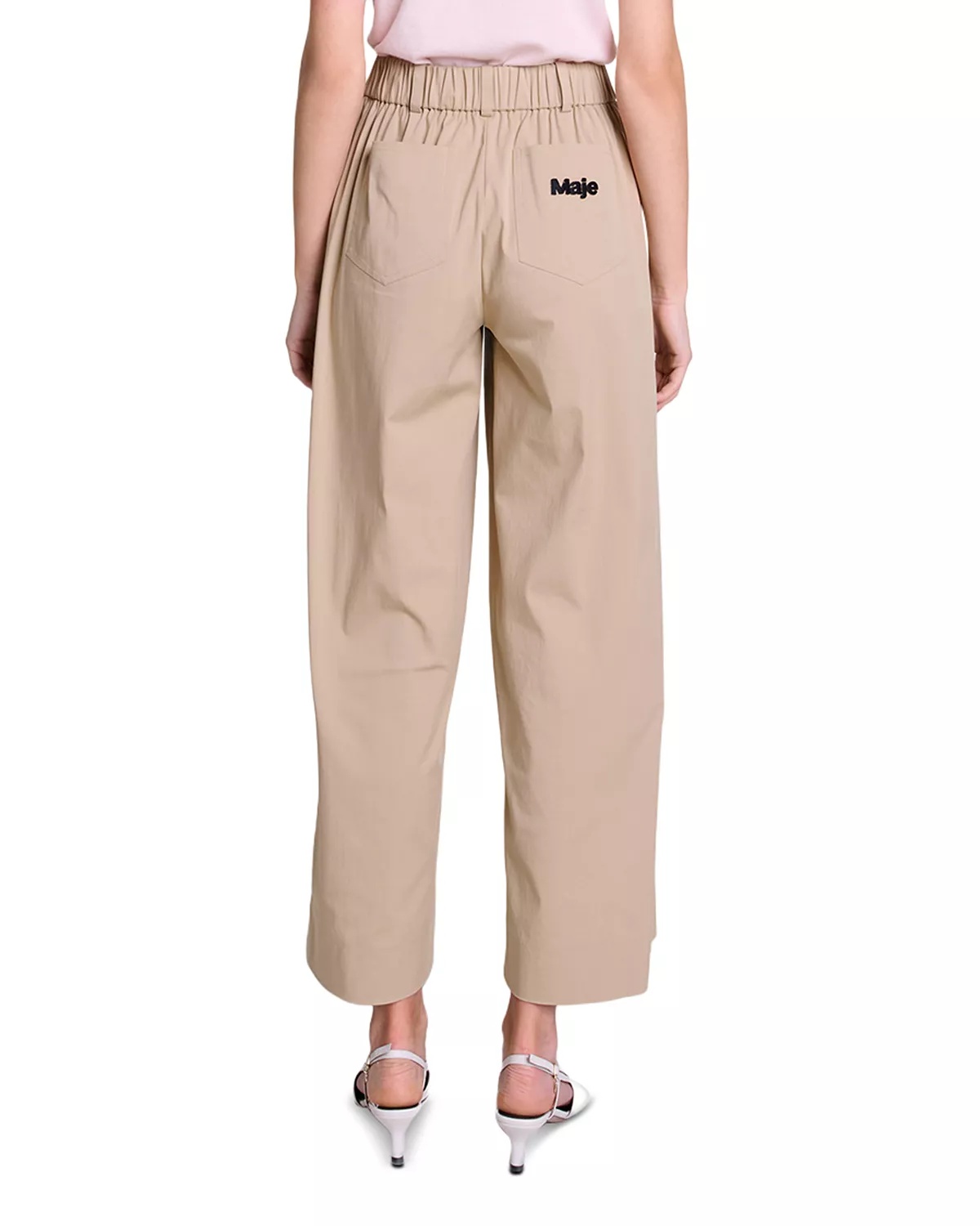 Piuma Wide Leg Gabardine Trousers - 3