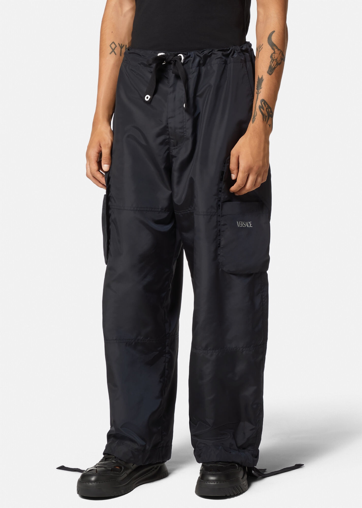 Nylon Cargo Pants - 3