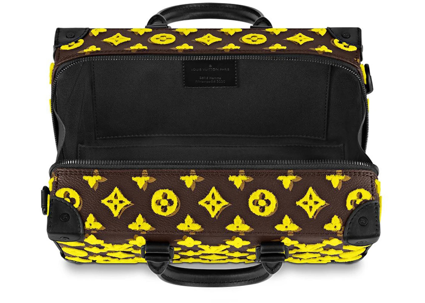 Louis Vuitton Trunk Speedy Monogram Tuffetage Yellow - 3