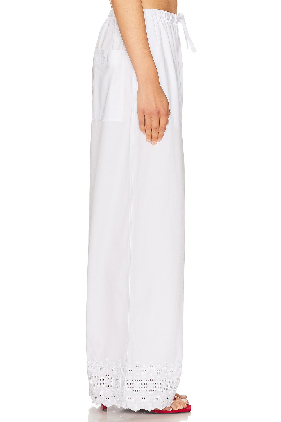 The Summer Pant With Vintage Swiss Embroidery - 3