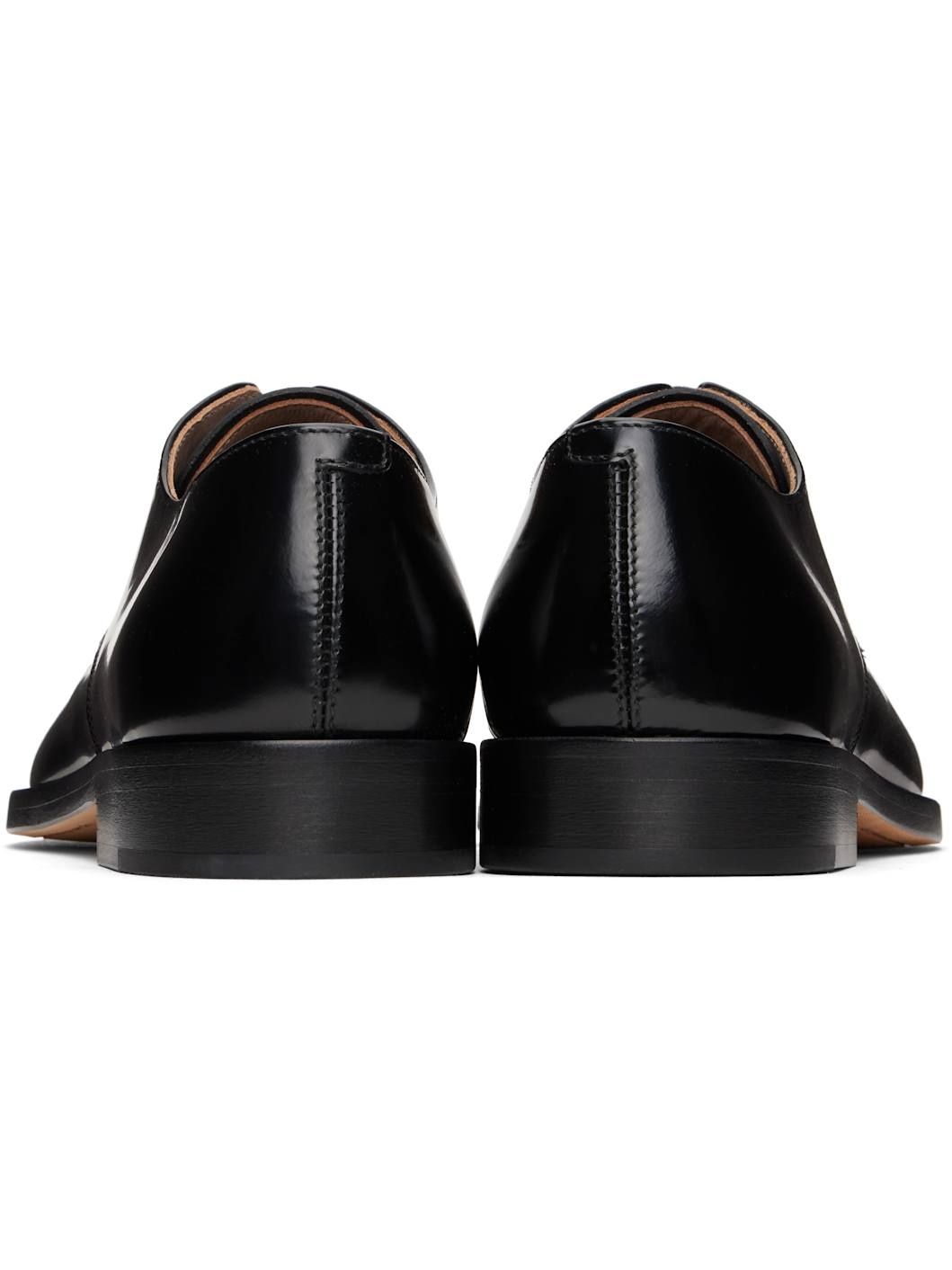Black Comma Lace-Up Derbys - 2