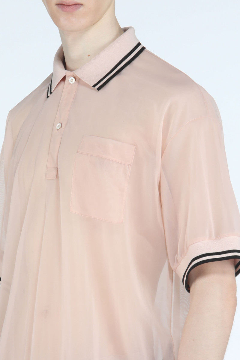 SHEER POLO SHIRT 5