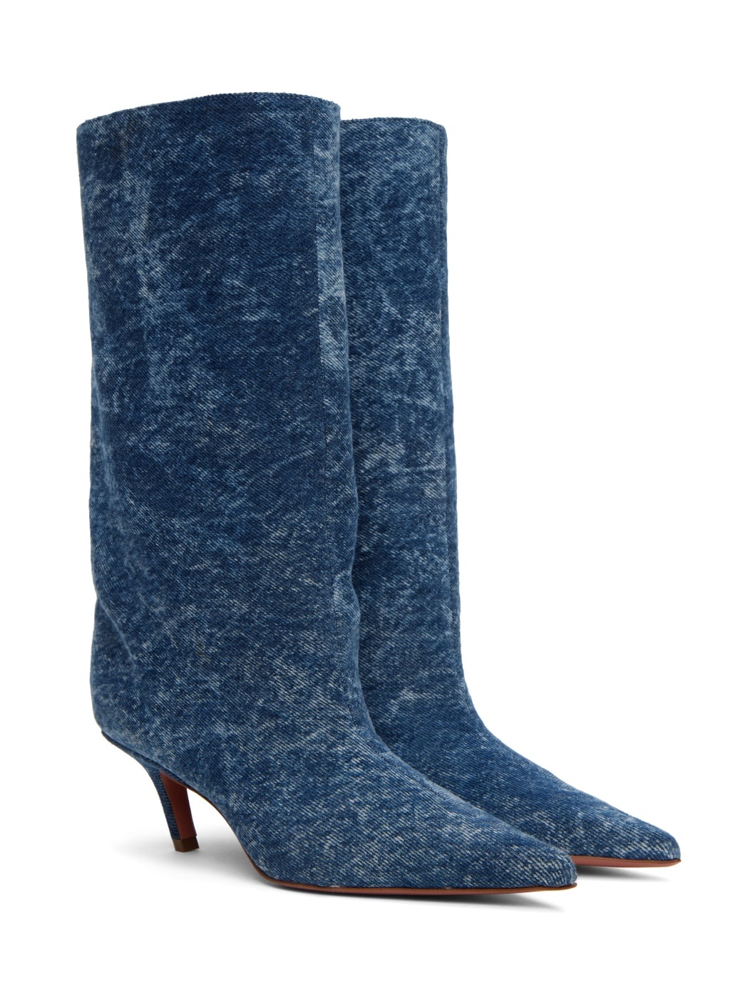 Blue Fiona 60 Denim Boots - 4