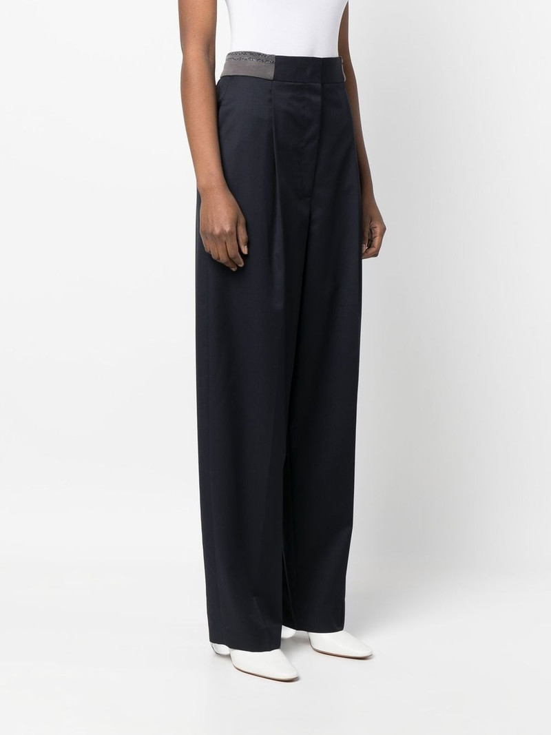 straight-leg cut tailored trousers 3