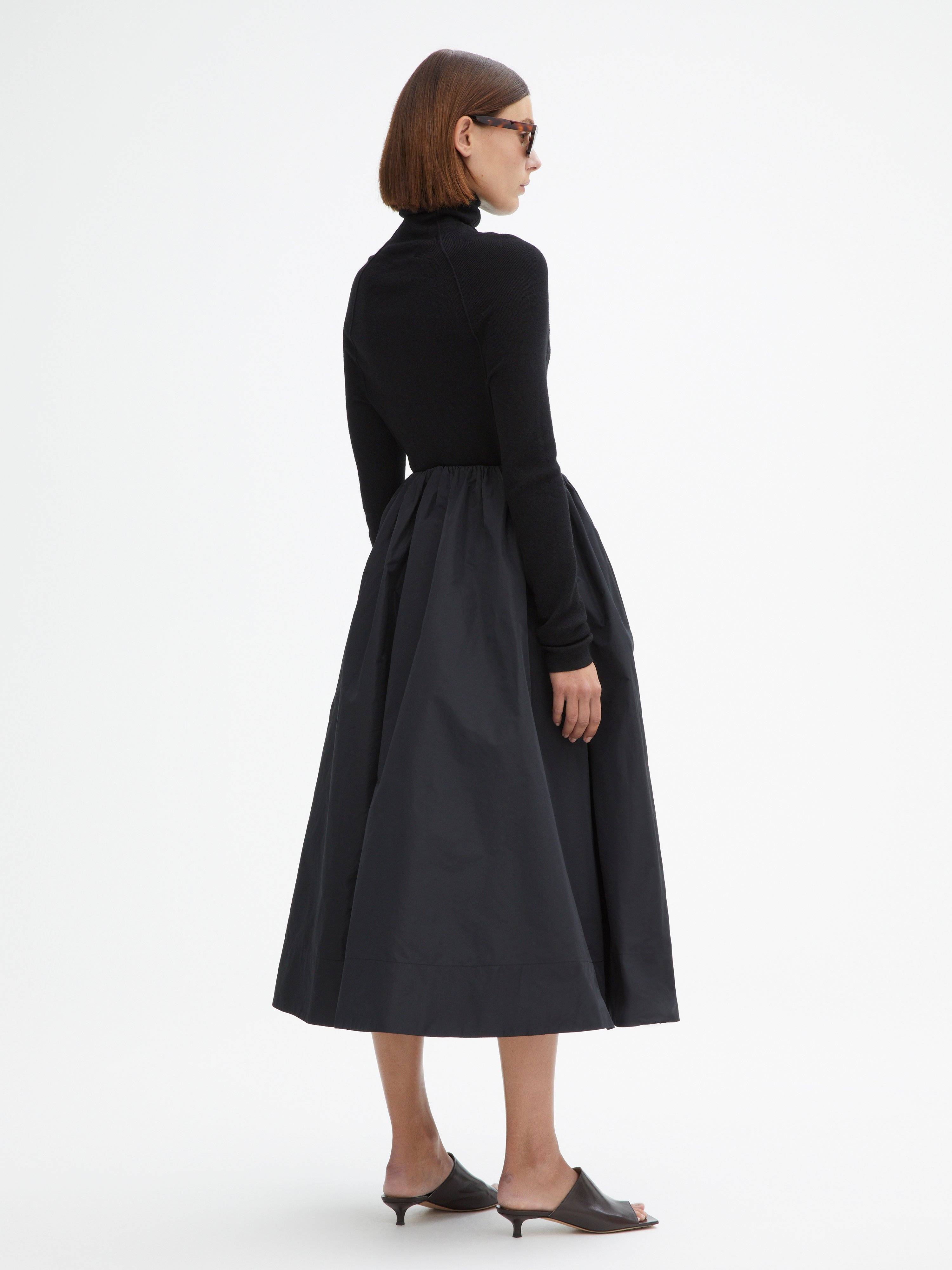 A-lined Silk Skirt - 3