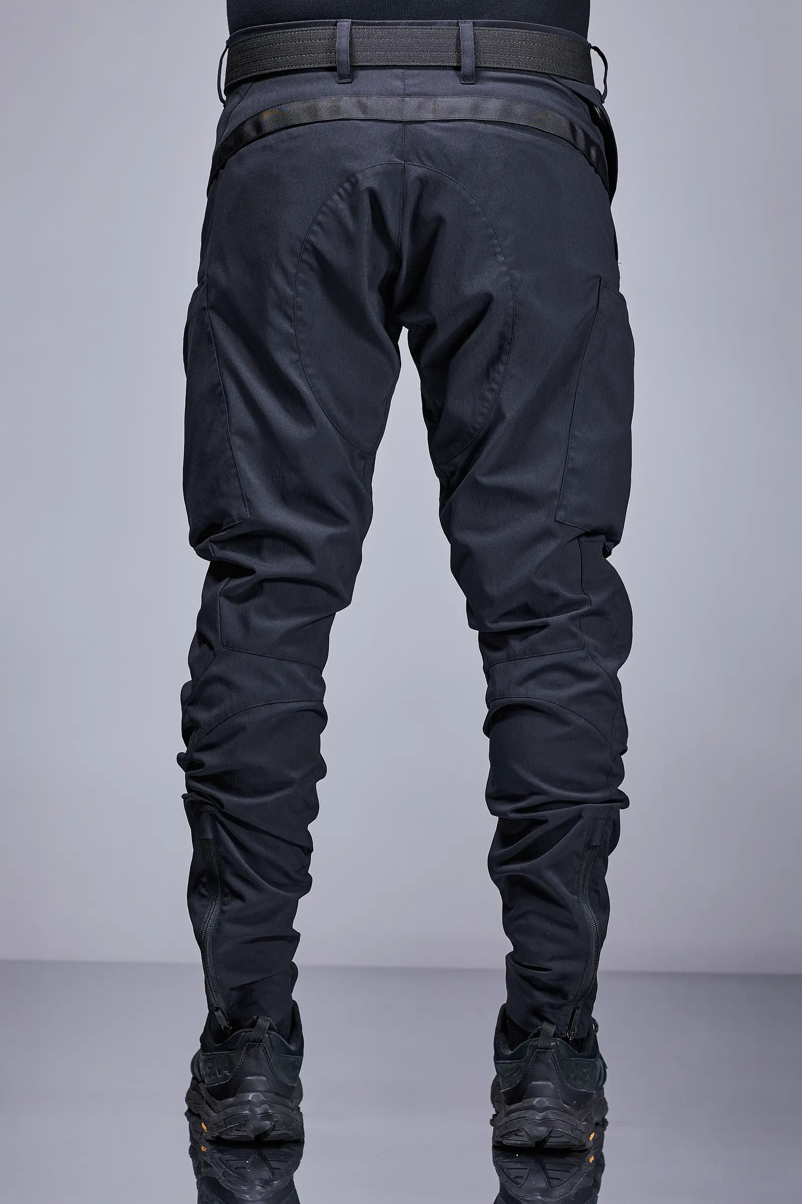 P10A-M Nylon Stretch  Articulated Cargo Pant Black - 9