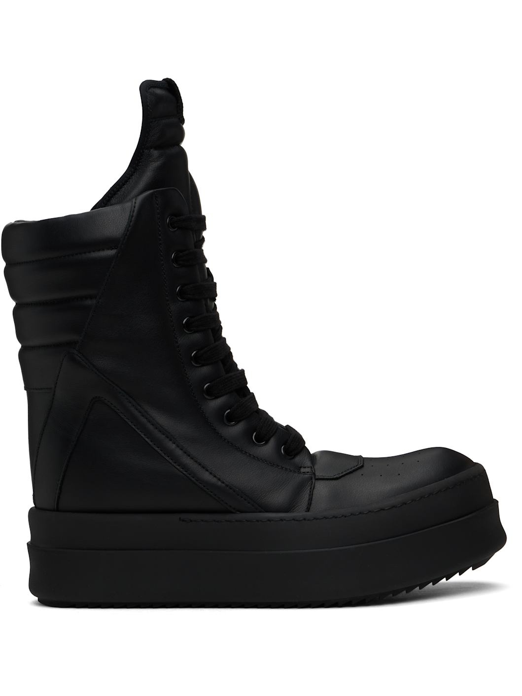 Black Hollywood Mega Geobasket Sneakers - 1