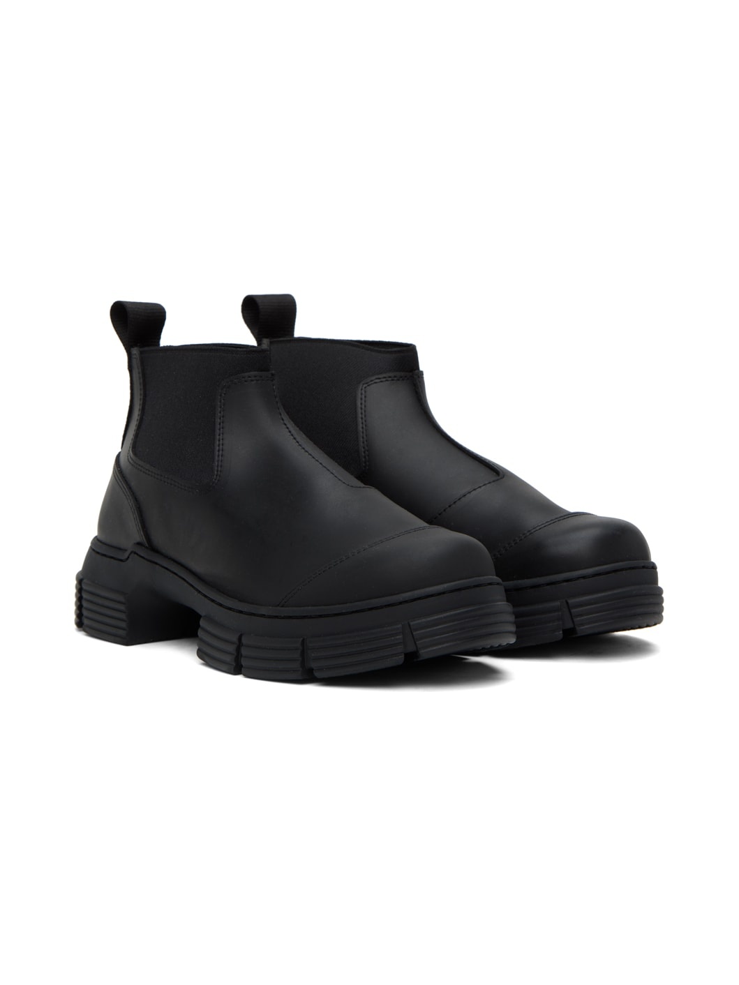 Black Crop City Boots - 4