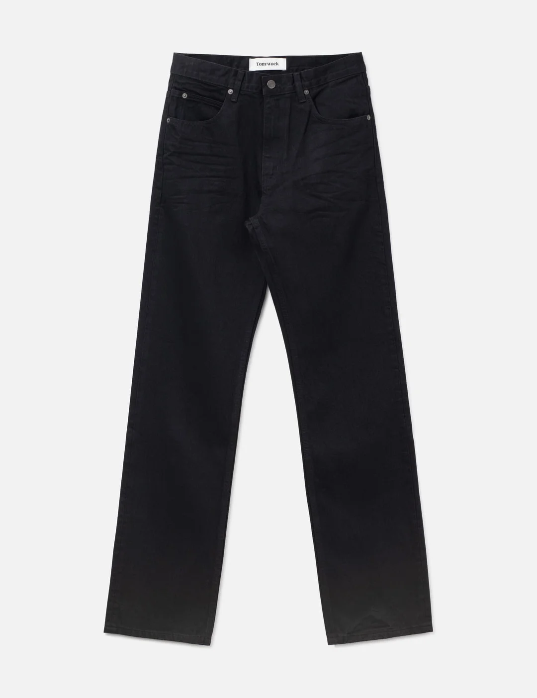 SLIM STRAIGHT DENIM JEANS - 1