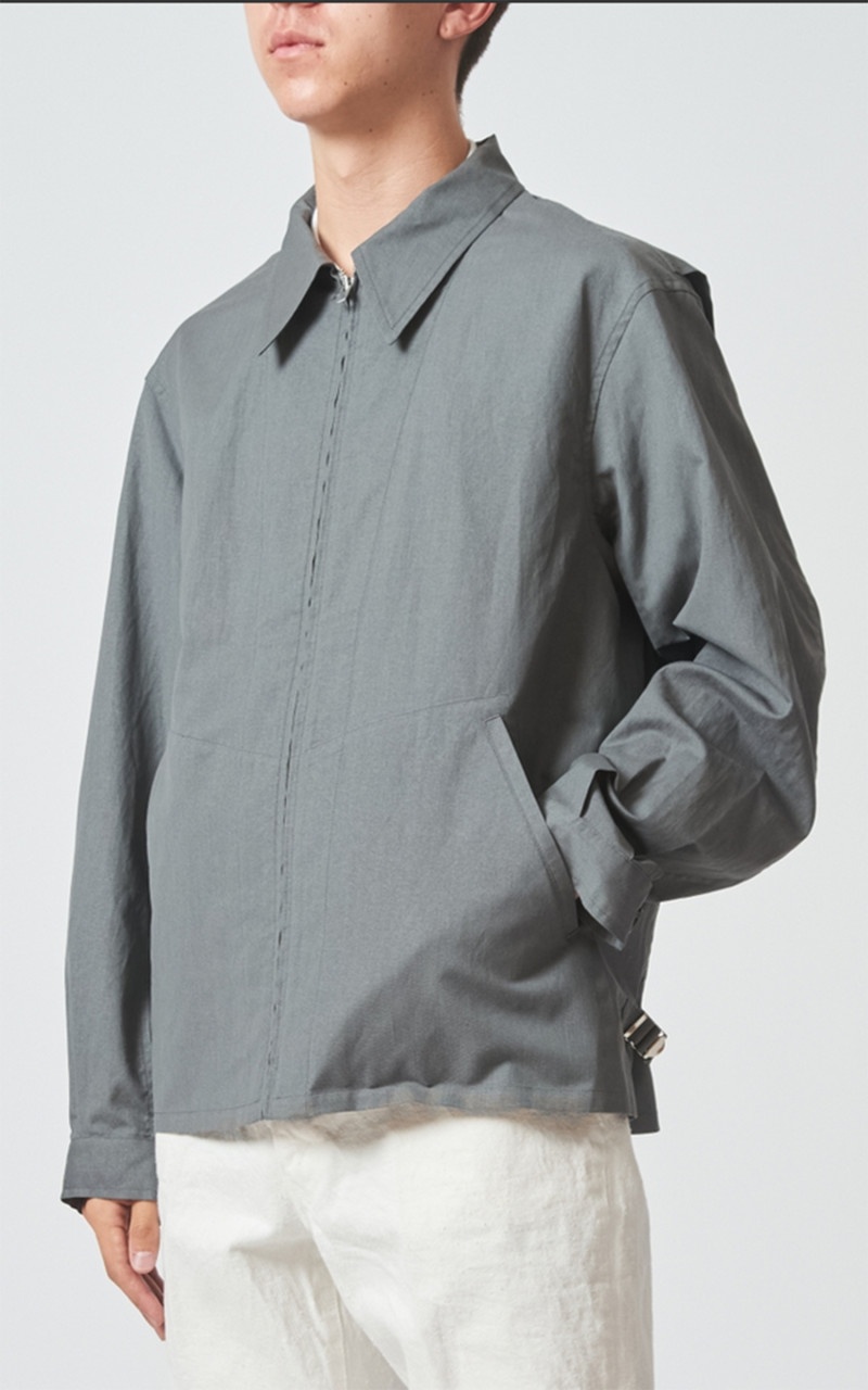 FLY BLOUSON TOP GREY - 10