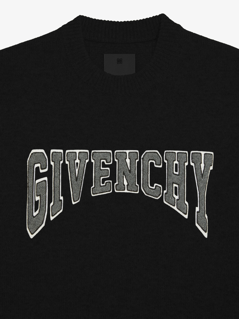 GIVENCHY COLLEGE SWEATER IN WOOL AND CASHMERE 5