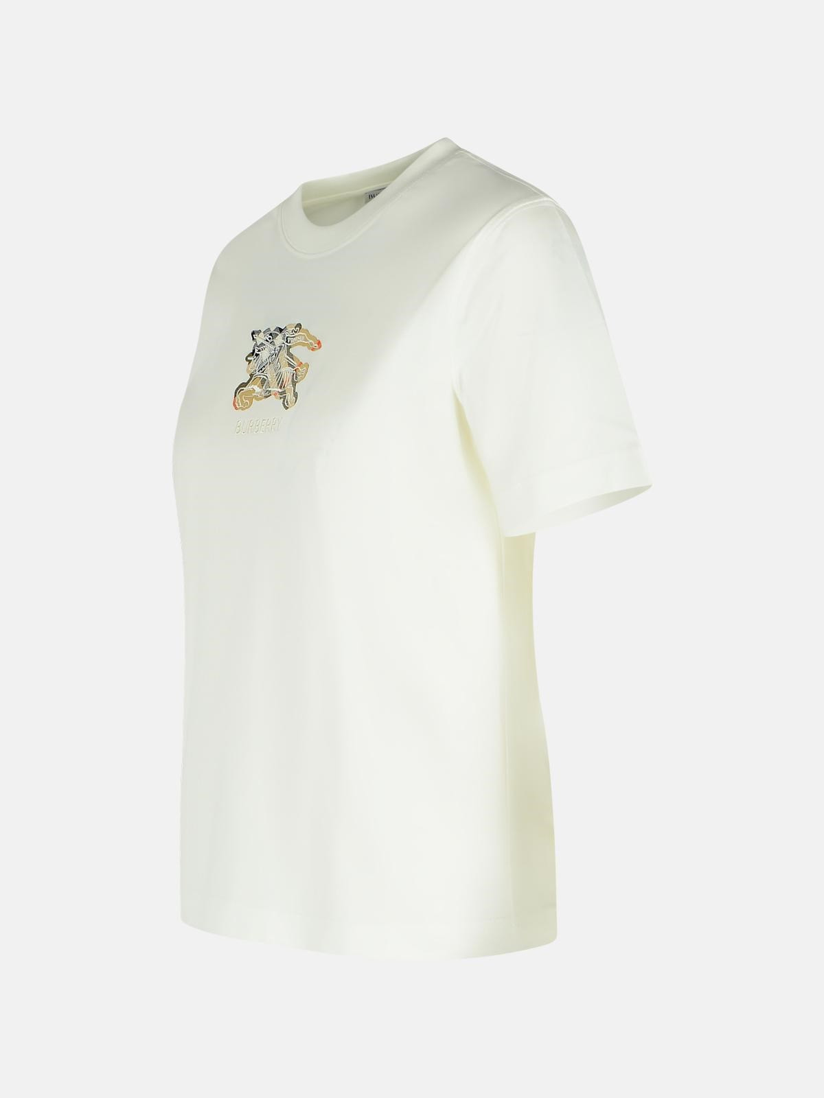 WHITE COTTON T-SHIRT - 2