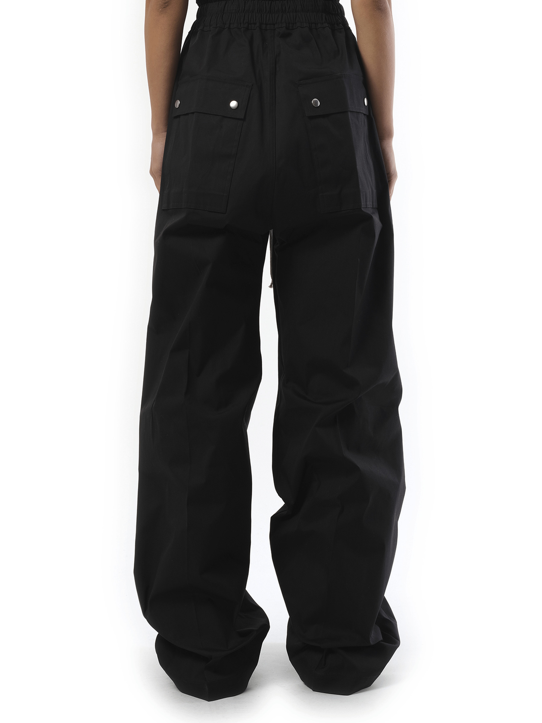 Wide Bela Pants in Black - 6