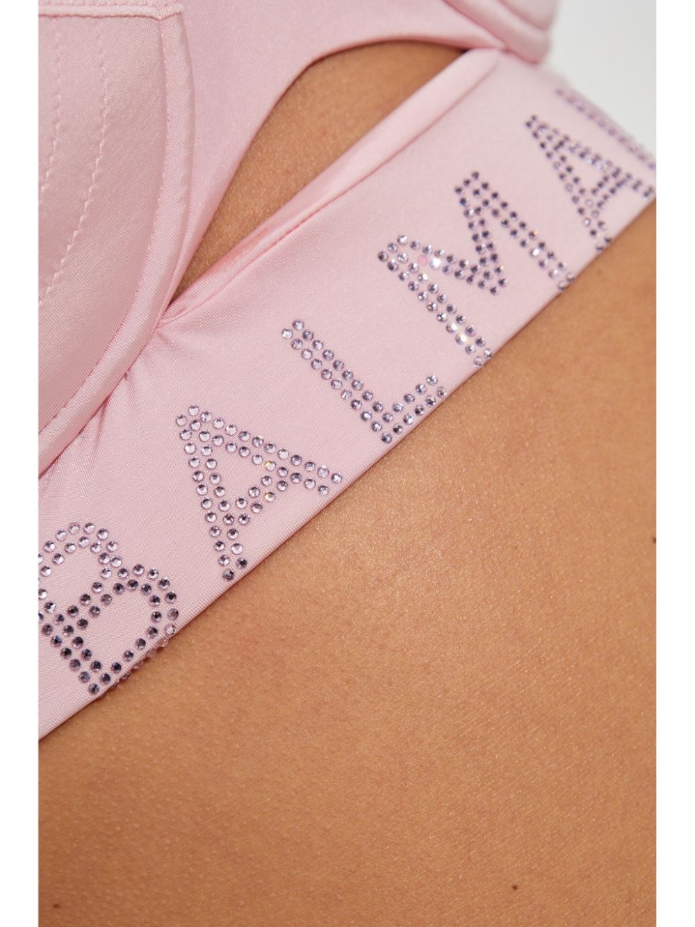logo-embellished bikini set - 4