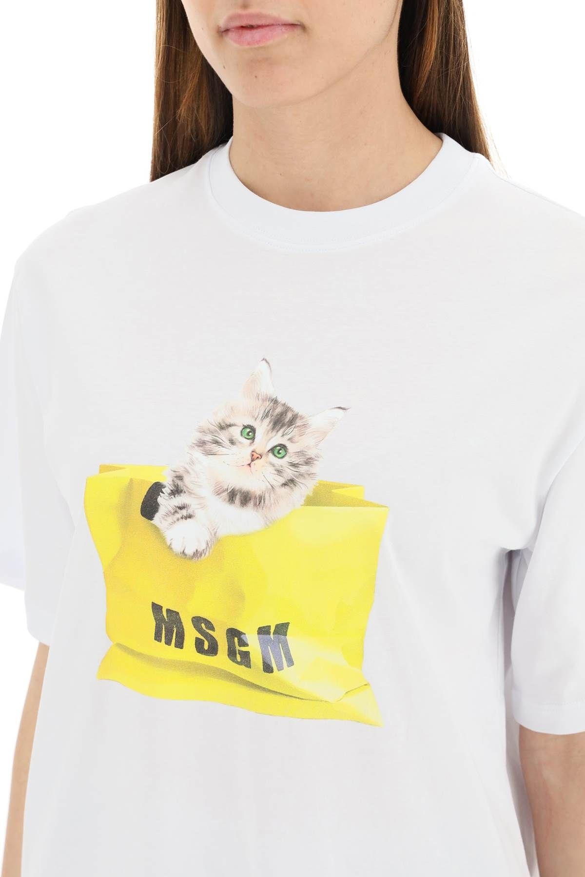 CAT LOG BAG T-SHIRT - 5