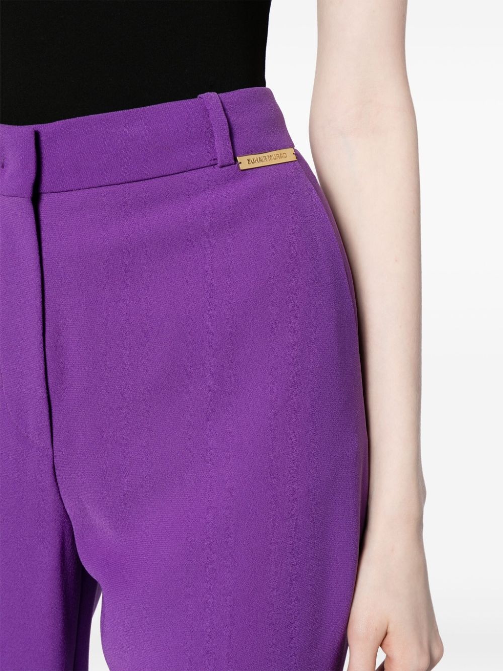 wide-leg tailored trousers - 5