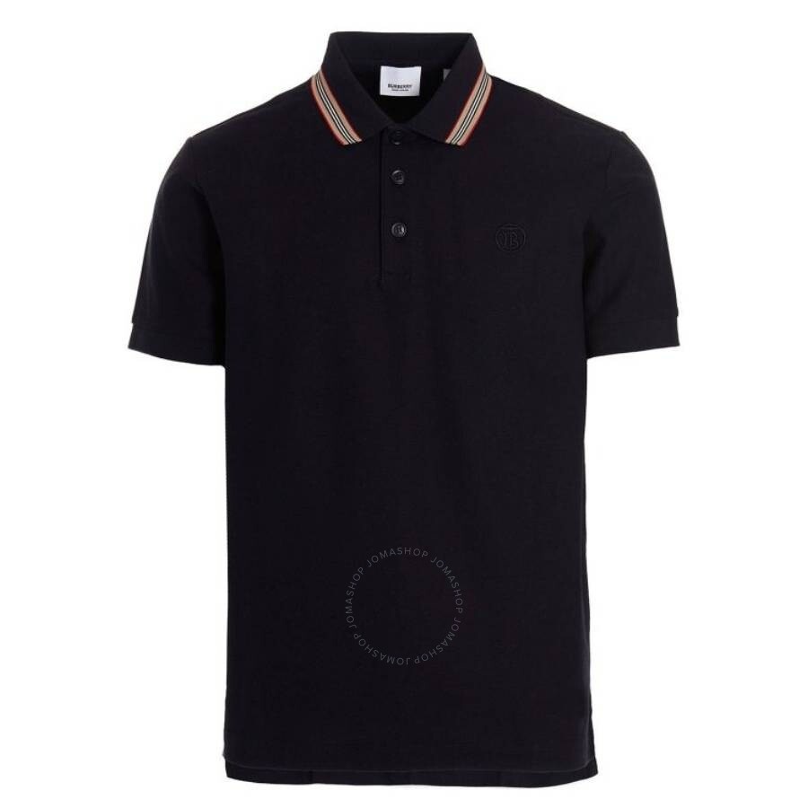 Burberry Icon Stripe Collar Short Sleeve Polo Shirt - 1