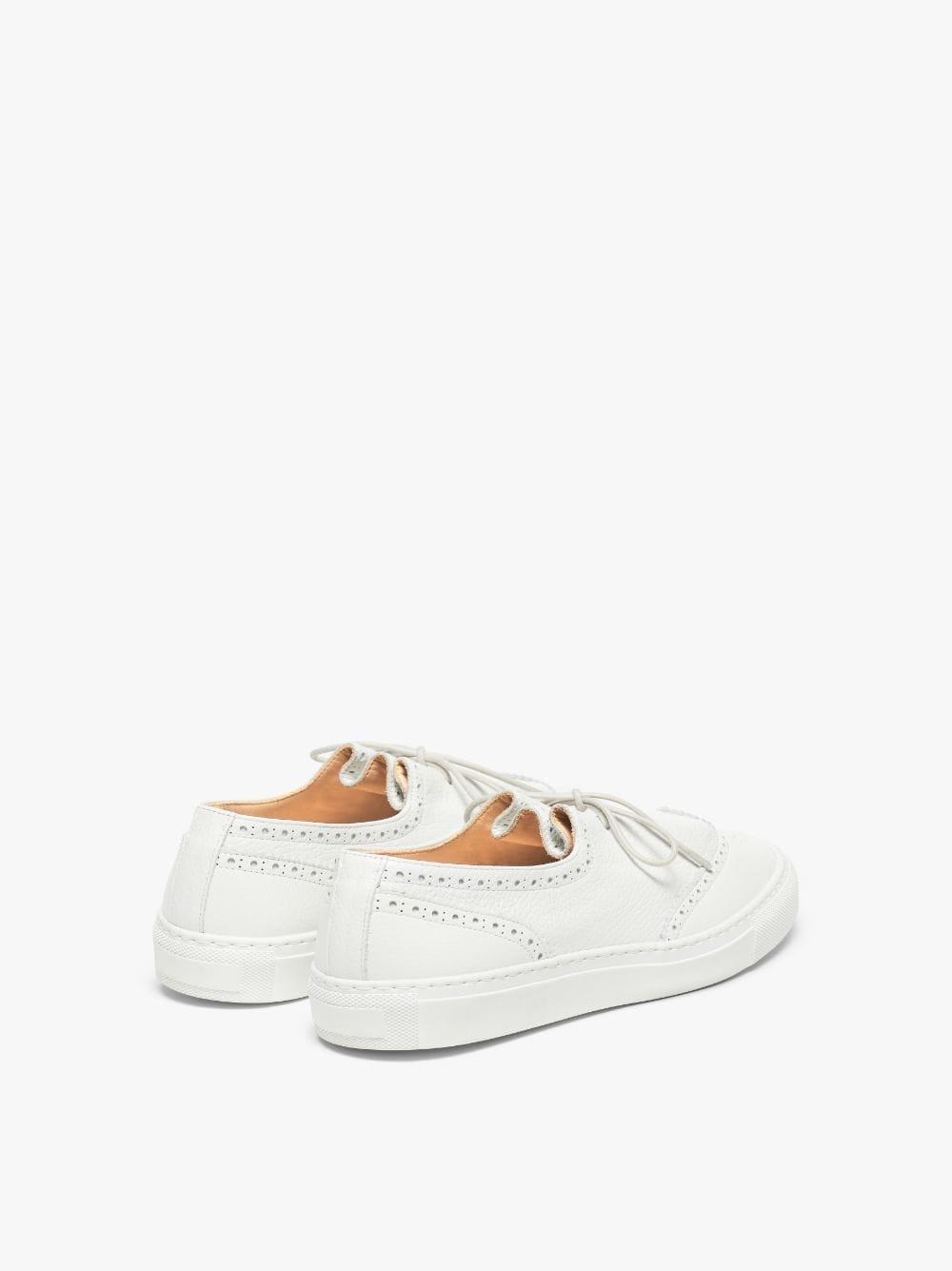 JACQUES SOLOVIÈRE WHITE LEATHER GOLF SNEAKERS - 4