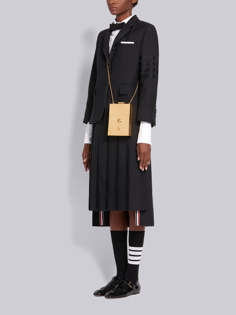 Black Soft Patent Calfskin T-bar Mary Jane Flat 6