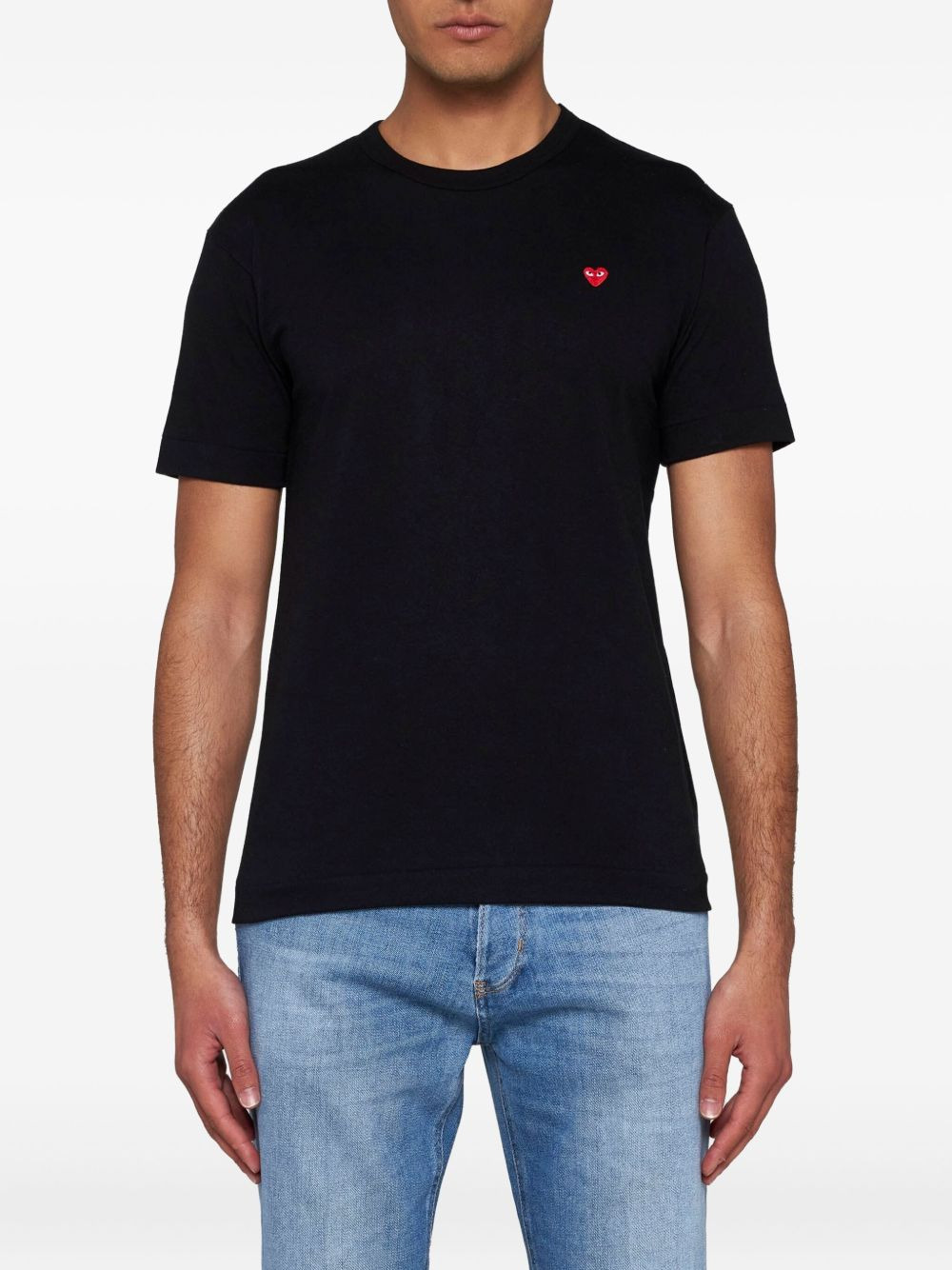 logo-appliqué cotton T-shirt - 2