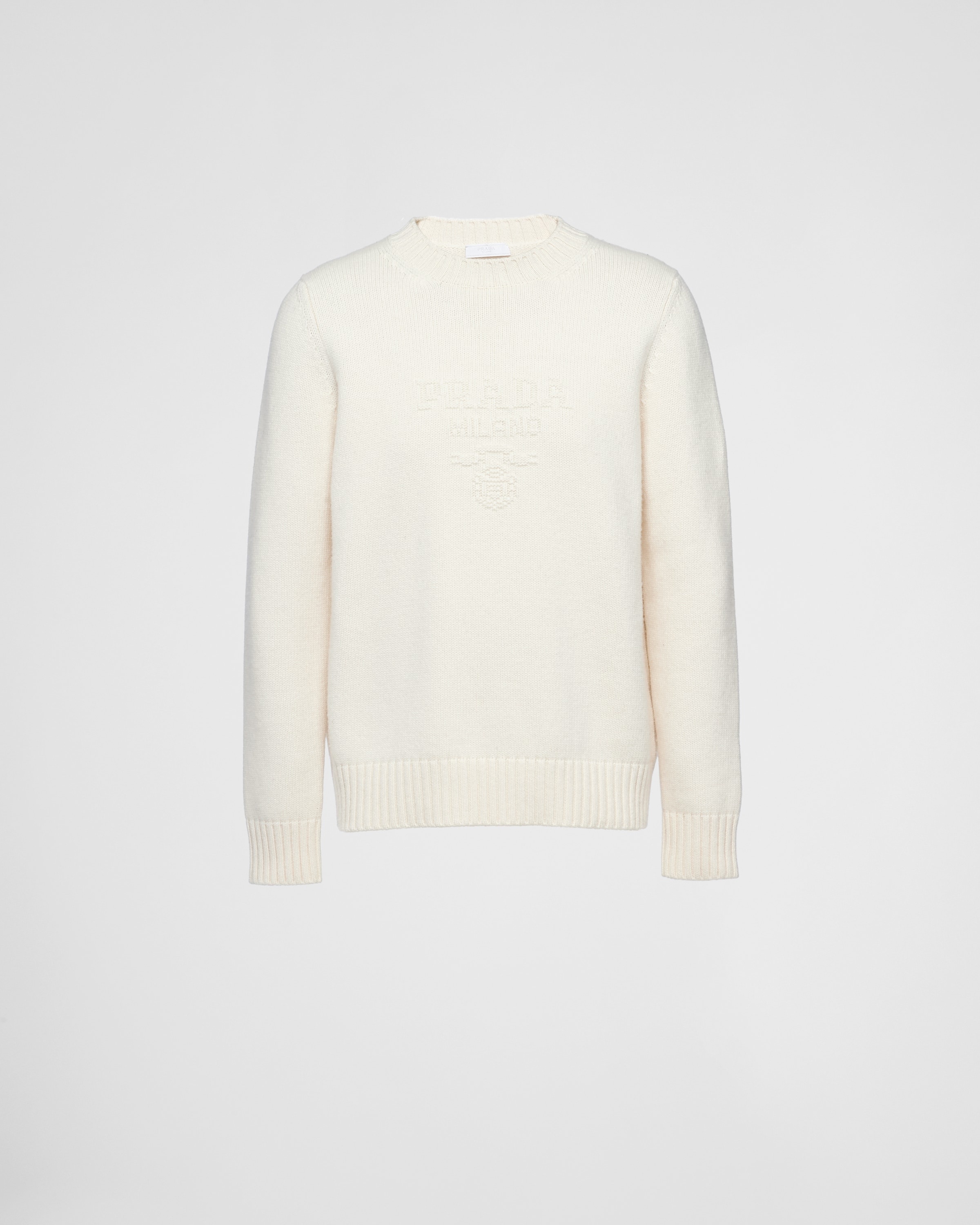 Wool and cashmere crew-neck sweater - 1