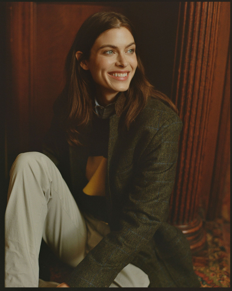 OLIVE & BLUE DONEGAL TWEED WOOL SPORT COAT - TRIM FIT 3