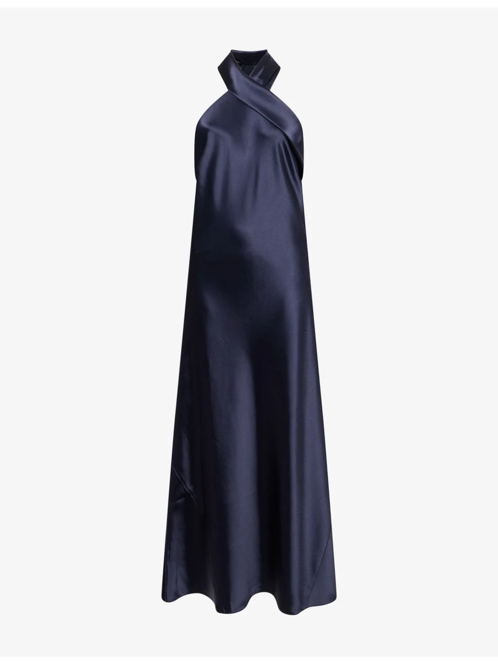 Crop Pandora Satin Maxi Dress - 1