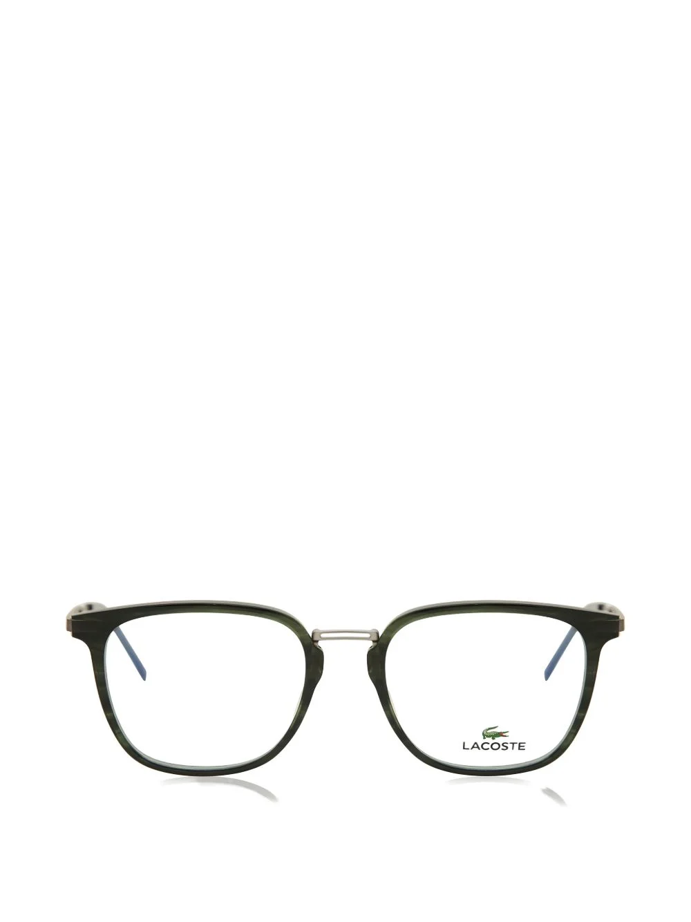 striped rectangle-frame glasses - 1