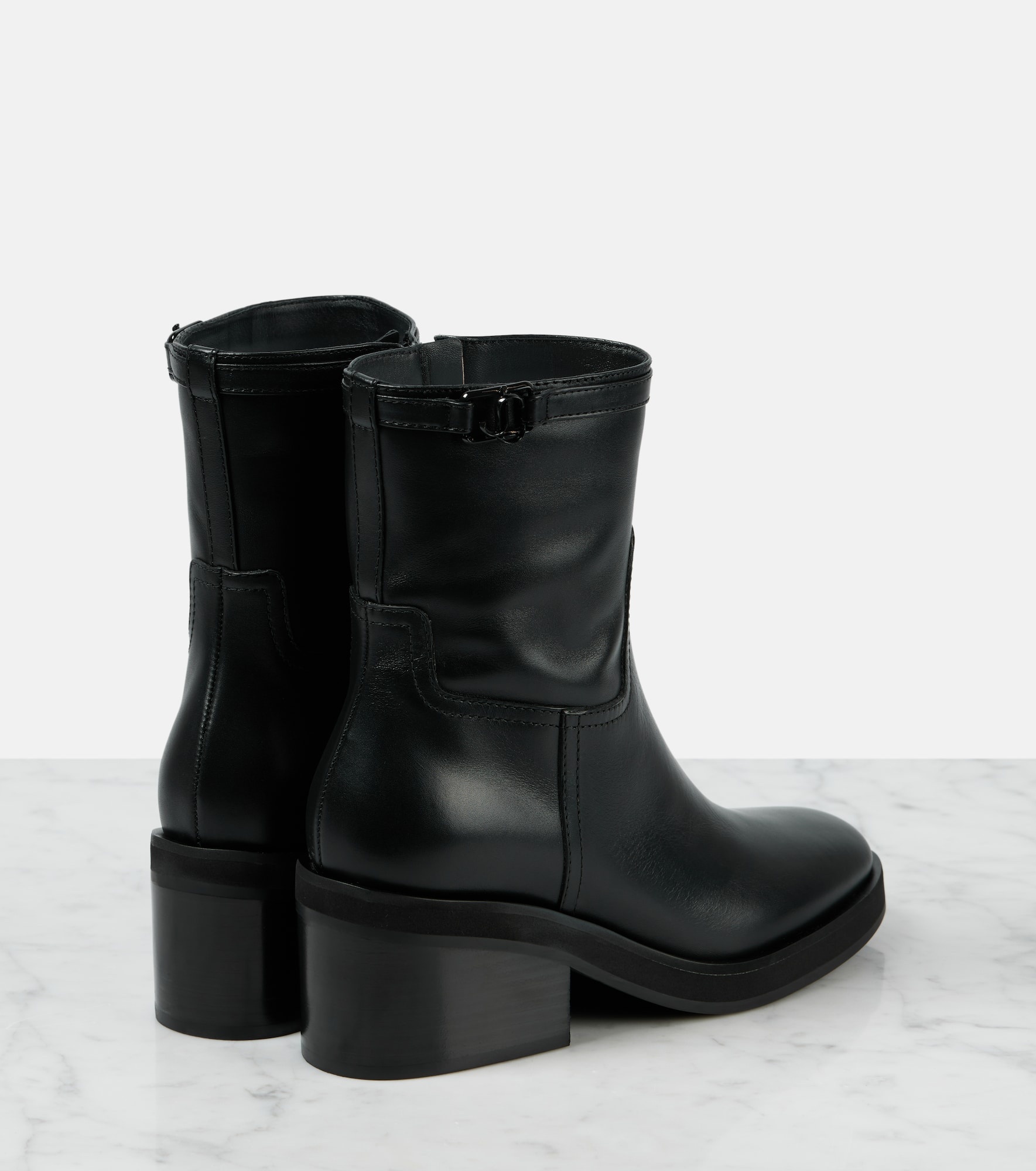 Yasmin 70 leather ankle boots - 2