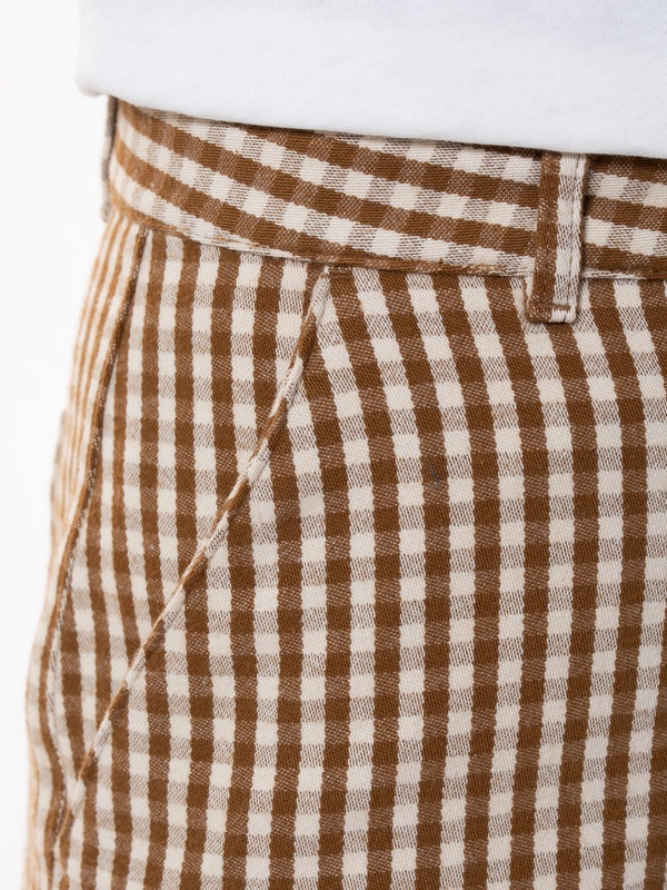 Willa Pants Gingham Oak - 7