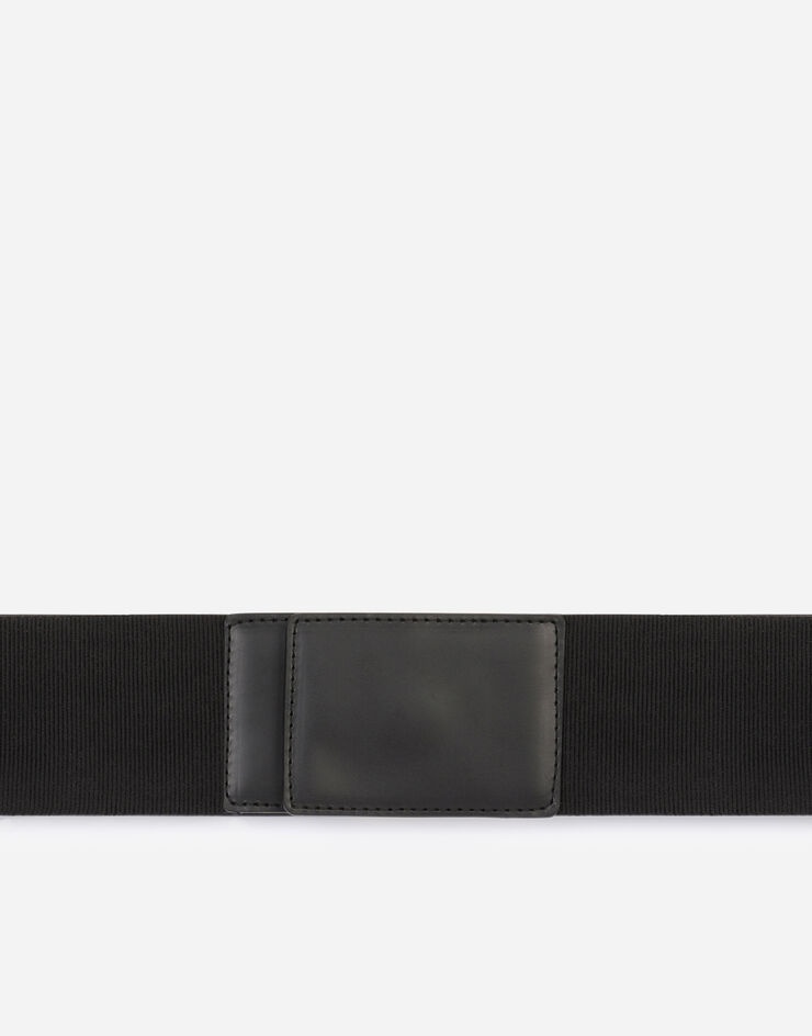 Stretch band and lux leather belt with DG logo - 2