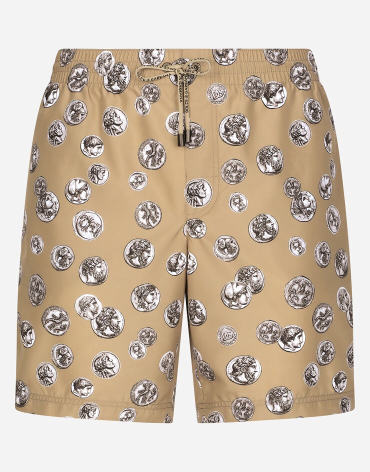 Coin print swim shorts - 1