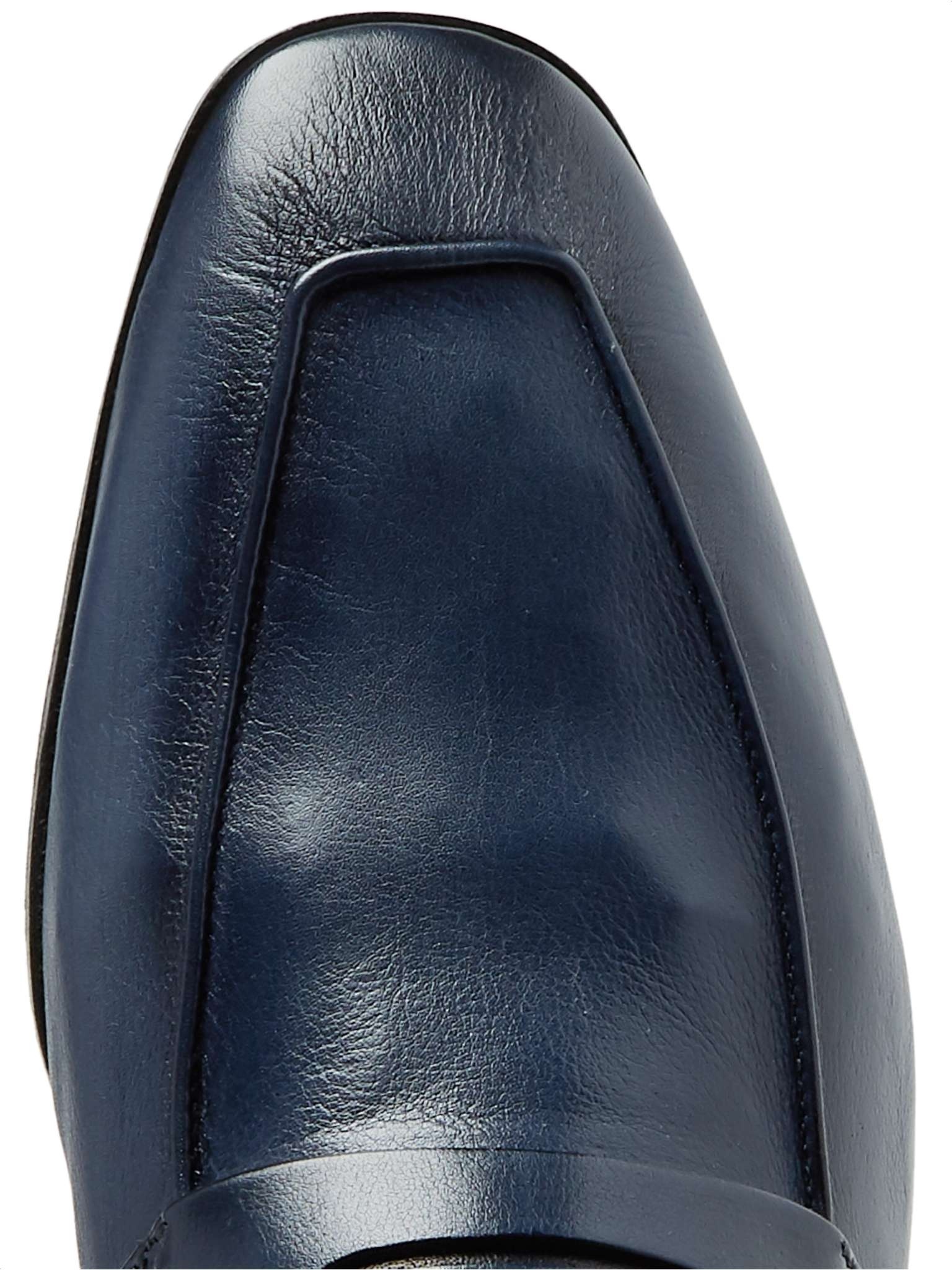 Lorenzo Polished Full-Grain Leather Loafers - 8