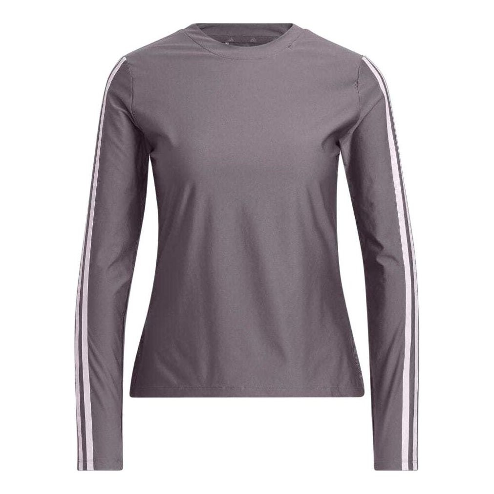 (WMNS) adidas Ultimate365 Twistknit Long Sleeve T-shirt Asia Sizing 'Charcoal' IN9913 - 1